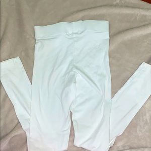 F21 White leggings